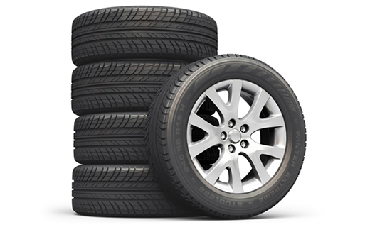 Tire Shipping Illustration