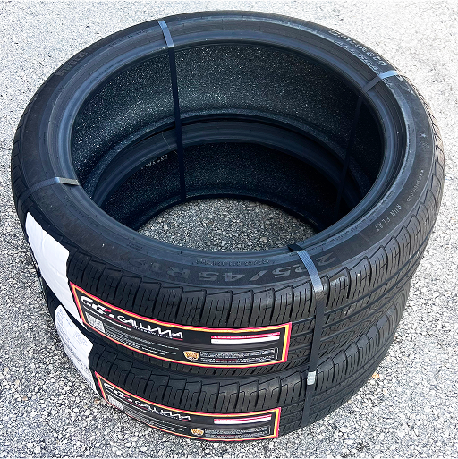 How to strap the tires like you receive them