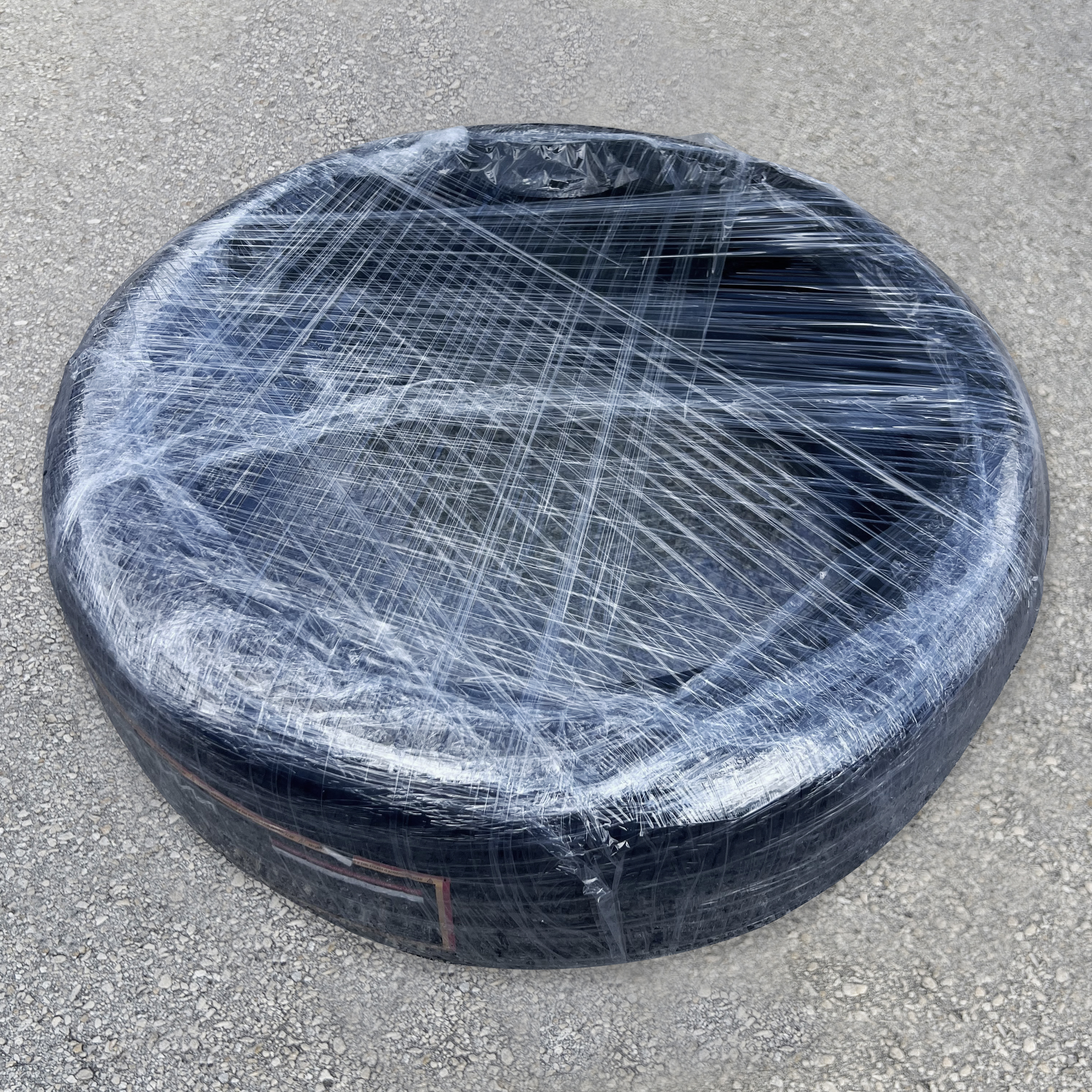 How to strap the tires like you receive them